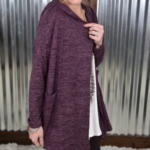 Hooded cardigan with pockets 3x 20 22
